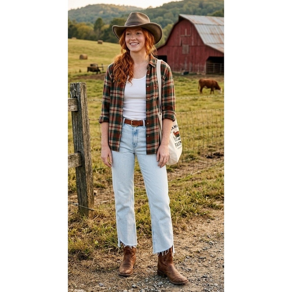 Mother Jeans Mid Rise Dazzler Ankle Step Fray Women Sz 31 Glamour Shot 32x27 NWT